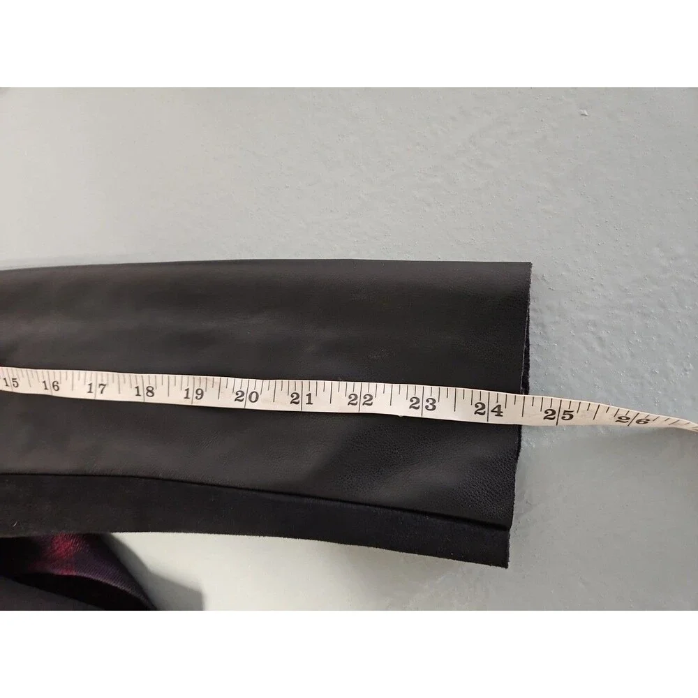 NWT! Bagatelle Collection Faux Suede Leather Drap Collar Open Jacket - Picture 8 of 13